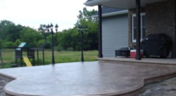 Stamped Concrete Patio WI